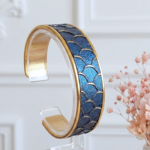 bracelet-manchette-cuir-bleu-dore-vintage-l-insolente-bijoux