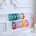 bracelet-acier-inoxydable-dore-perles-acrylique-elastique-l-insolente-bijoux