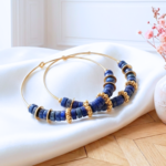 boucles-d-oreilles-créoles-acier-inoxydable-lapis-lazuli-veritable-linsolente-bijoux (4)