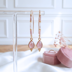 boucles-d-oreilles-gold-filled-quartz-fraise-facettée-véritable-linsolente-bijoux