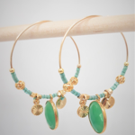 l-insolente-bijoux-boucle-d-oreille-creole-gold filled-chyroprase verte-3