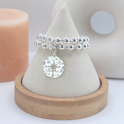 100 Perles Rondes En Argent Sterling S925 Pour Fabrication De Bijoux - Cadeau Créatif
