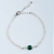 2 CELESTINE-AVENTURINE VERTE-BRACELET ARGENT MASSIF-ARGENT 925-L'INSOLENTE BIJOUX-