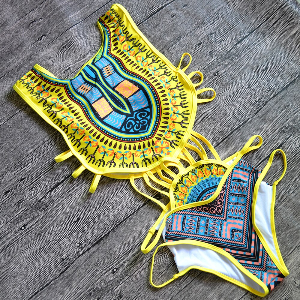 Maillot-de-bain-une-pi-ce-imprim-africain-Sexy-Monokini-culotte-tanga-taille-haute-style-br