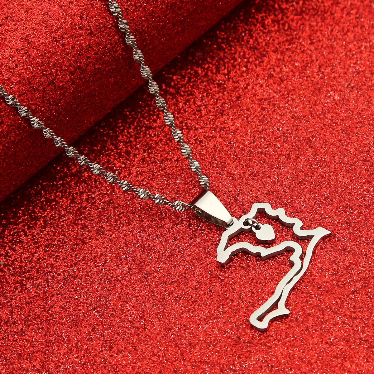 Collier-pendentif-en-acier-inoxydable-pour-femme-et-homme-bijou-de-couleur-or-avec-carte-de