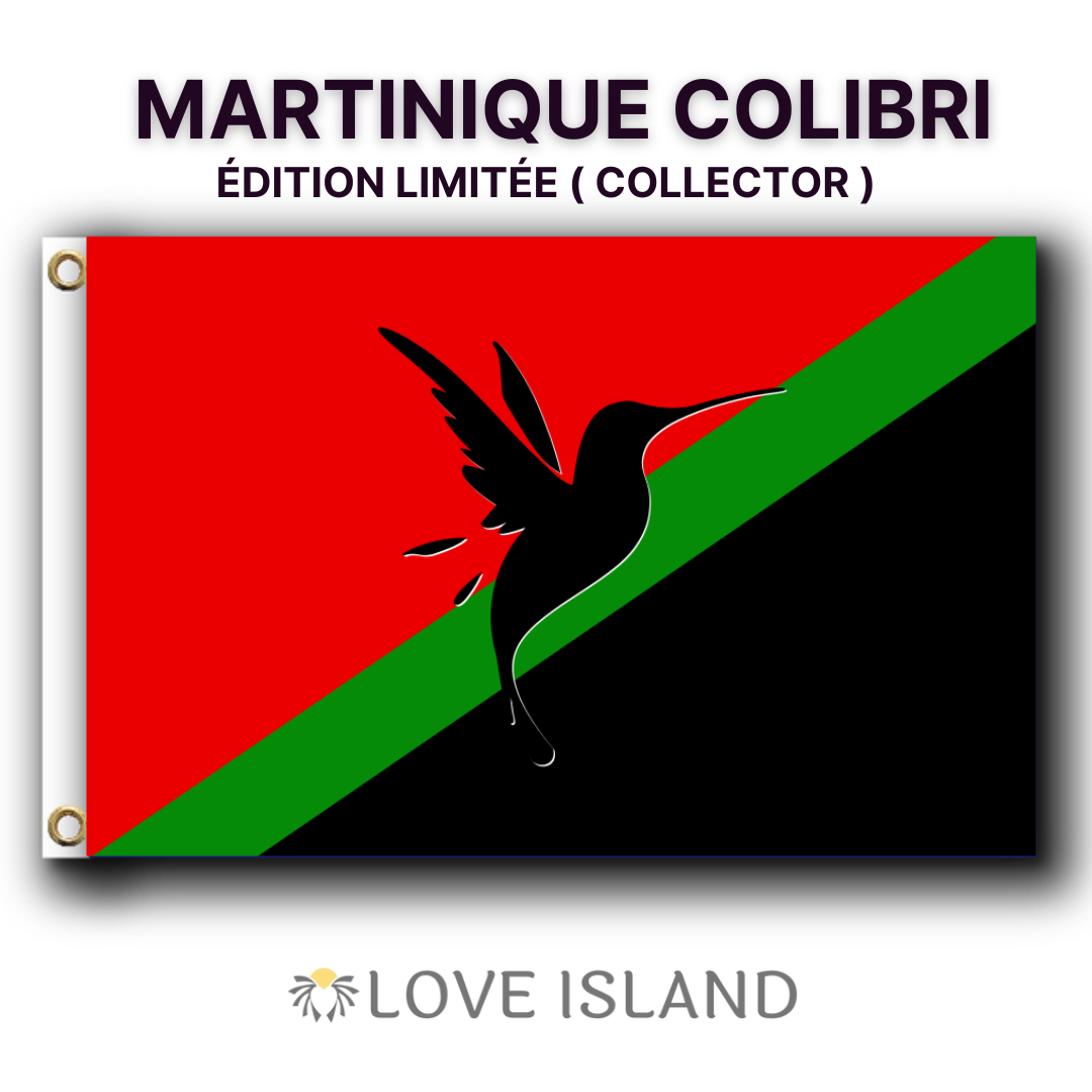 Drapeaux Martinique Colibri Collector - Décoration 