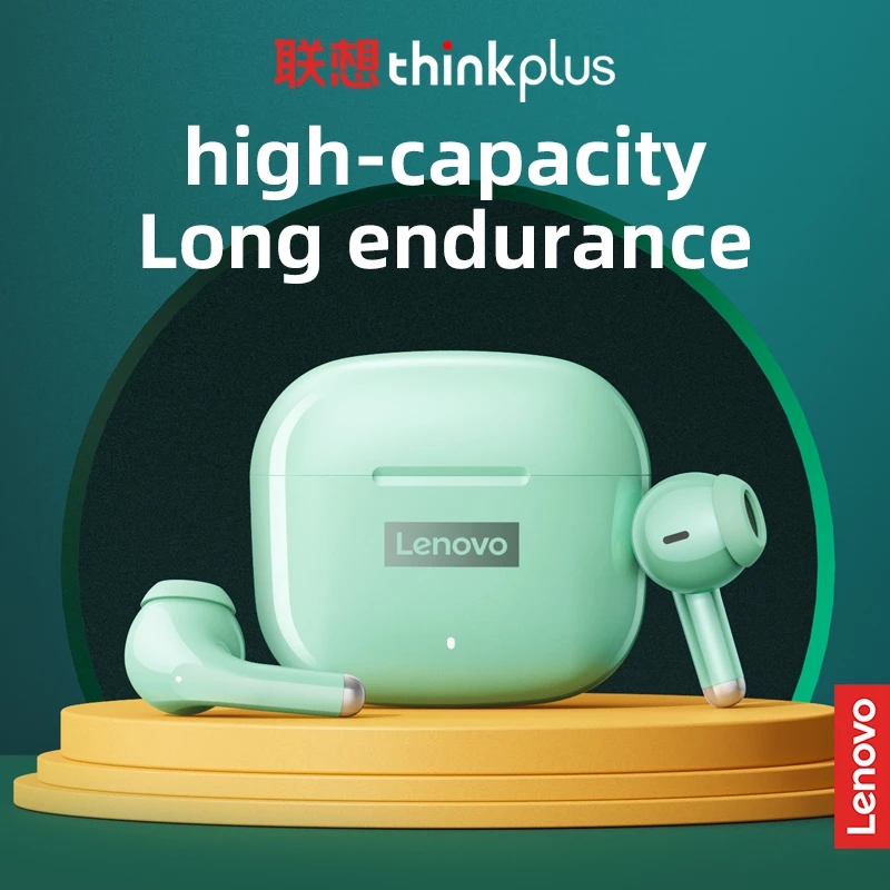 Lenovo-couteurs-sans-fil-Bluetooth-5-1-oreillettes-de-sport-tanches-avec-Microphone-musique-TWS-LP40