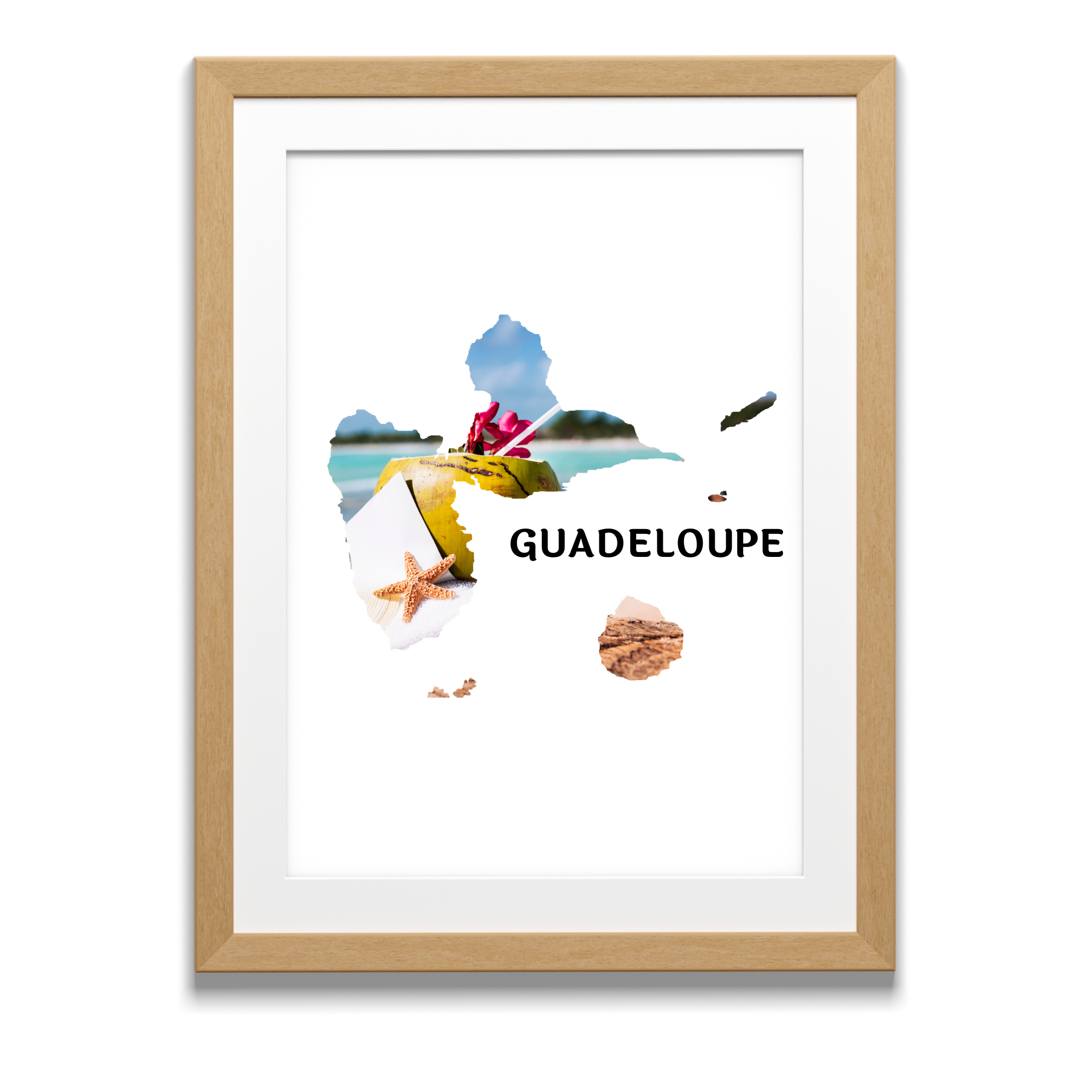 Tableau Guadeloupe Photo Personnalisé