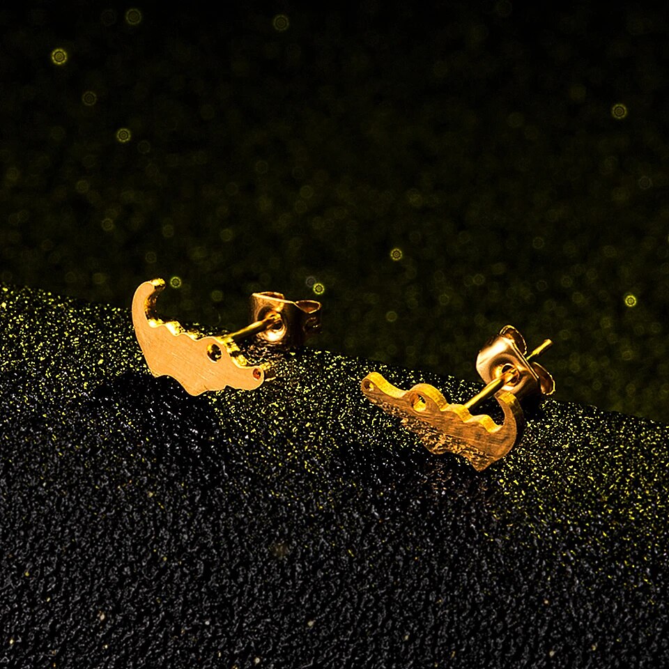 Boucles D'Oreilles Cœur En Acier Inoxydable Snykk - Couleurs Diverses, Style Goujon - Neuf Sans Emballage