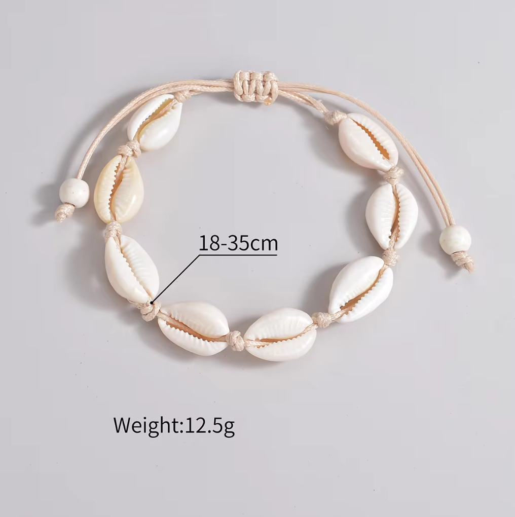 bracelet-coquillage-cauris-blanc-details