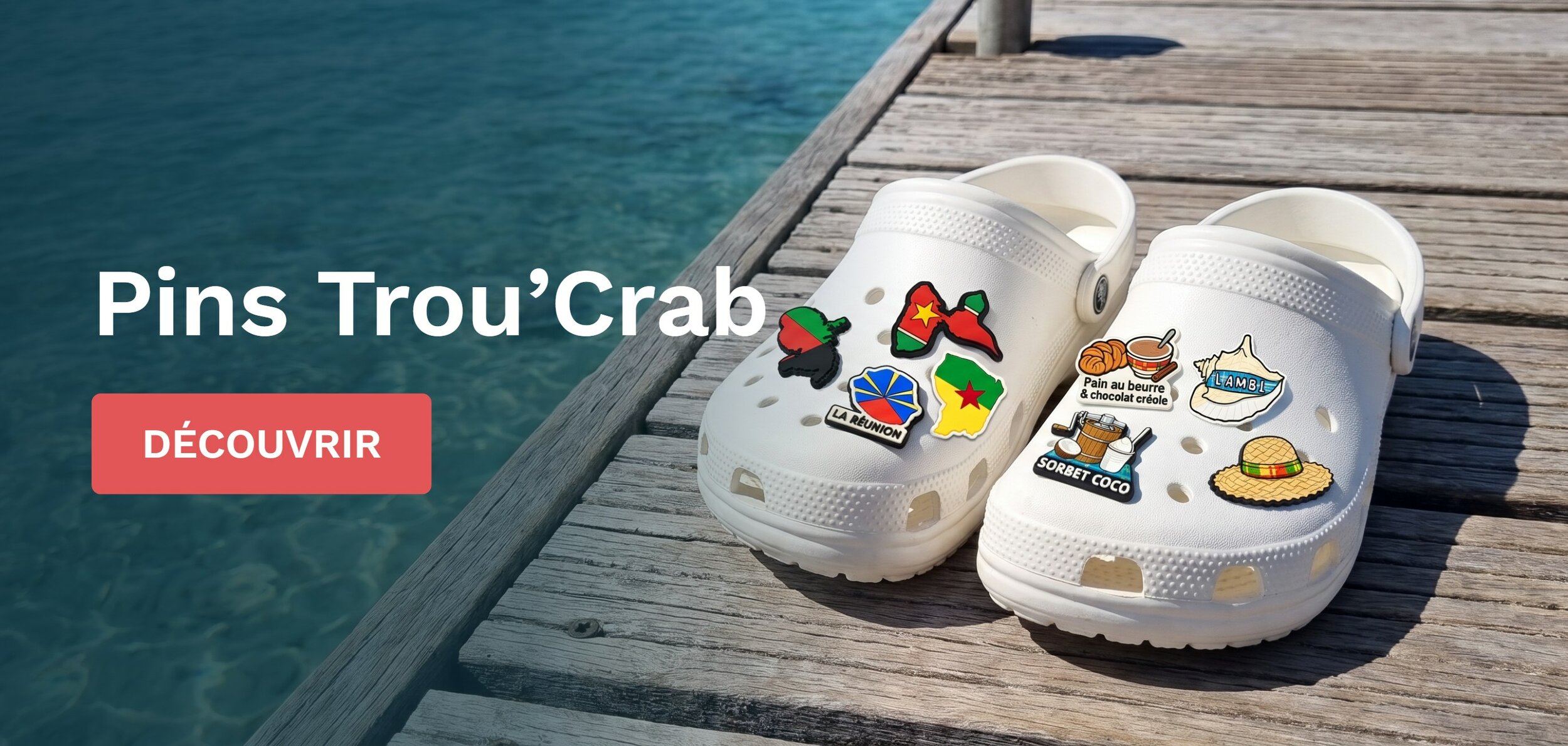 Pins Trou’Crab : cartes des îles et pins antillais