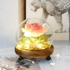 Fleur-ternelle-artificielle-24K-feuille-d-or-d-coration-de-maison-la-belle-et-la-b