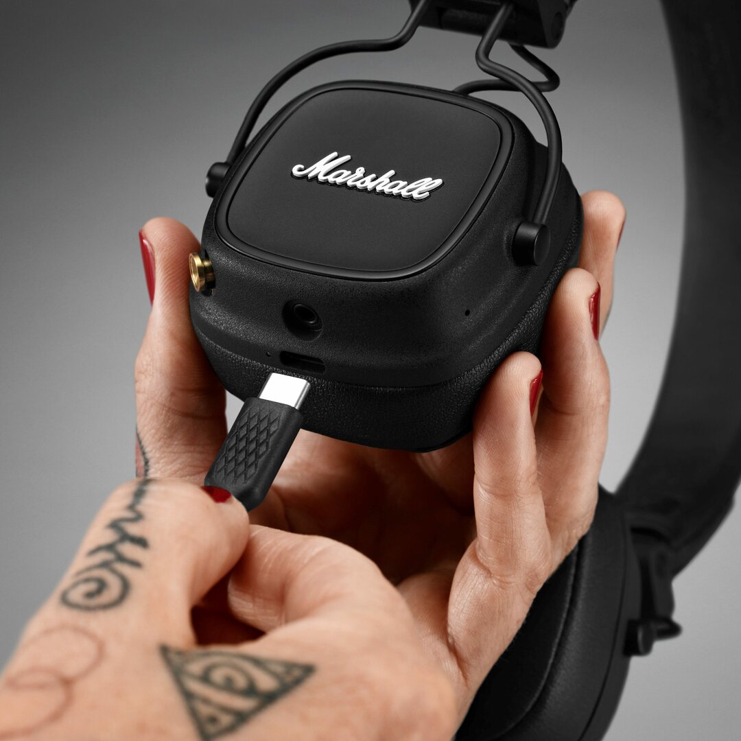Casque Bluetooth Marshall Major IV - Sans Fil, Basses Profondes - Noir Ou Marron - Neuf Sous Garantie
