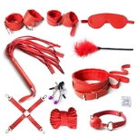 BDSM-ensemble-de-Bondage-et-de-retenue-menottes-fouet-perles-anales-Plug-Anal-vibrateur-jouets-sexuels