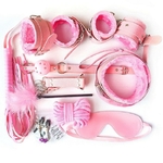 BDSM-ensemble-de-Bondage-et-de-retenue-menottes-fouet-perles-anales-Plug-Anal-vibrateur-jouets-sexuels
