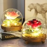 Fleur-ternelle-artificielle-24K-feuille-d-or-d-coration-de-maison-la-belle-et-la-b
