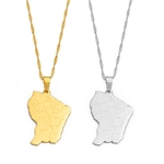 Anniyo-Collier-avec-Pendentif-en-Forme-de-Carte-et-Ville-Bijou-Cha-ne-et-Carte-de