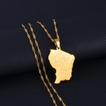 Anniyo-Collier-avec-Pendentif-en-Forme-de-Carte-et-Ville-Bijou-Cha-ne-et-Carte-de