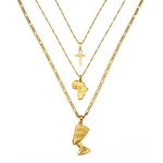 Anniyo-Collier-de-Cheville-N-fertiti-pour-Femme-Pendentif-de-3-Pi-ces-avec-Carte-de