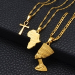 Anniyo-Collier-de-Cheville-N-fertiti-pour-Femme-Pendentif-de-3-Pi-ces-avec-Carte-de