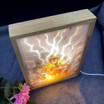 Veilleuses-LED-3D-Kimetsu-No-Yaiba-cadre-photo-en-bois-d-coration-de-chambre-lampes-Anime