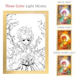 Cadre-photo-LED-Demon-Slayer-Kyojflats-Rengoku-Hoom-lampe-de-nuit-Anime-Kimetsu-No-Yaiba-cadre