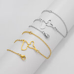 Anniyo-Bracelet-France-Guadows-Oupe-Map-pour-femme-acier-inoxydable-bijoux-de-pied-18cm-4cm-JO