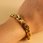 Collier-et-bracelet-maillons-faits-la-main-pour-hommes-et-femmes-bijoux-en-acier-inoxydable-or