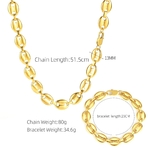 Bracelet-en-Grain-de-Caf-pour-Homme-et-Femme-Bijou-en-Acier-Inoxydable-Plaqu-Or-Ras