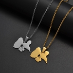 Anniyo-Colliers-Guadows-Oupe-pour-femmes-carte-avec-fleur-symbole-de-la-pr-sidence-France-bijoux