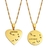 Anniyo-Pendentif-en-forme-de-cape-africaine-rond-et-c-ur-carte-de-preuve-des-ann