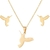 SMJEL-Boucles-d-Oreilles-en-Acier-Inoxydable-pour-Femme-Petit-Oiseau-Volant-Pendentif-Colibri-Collier-Animal