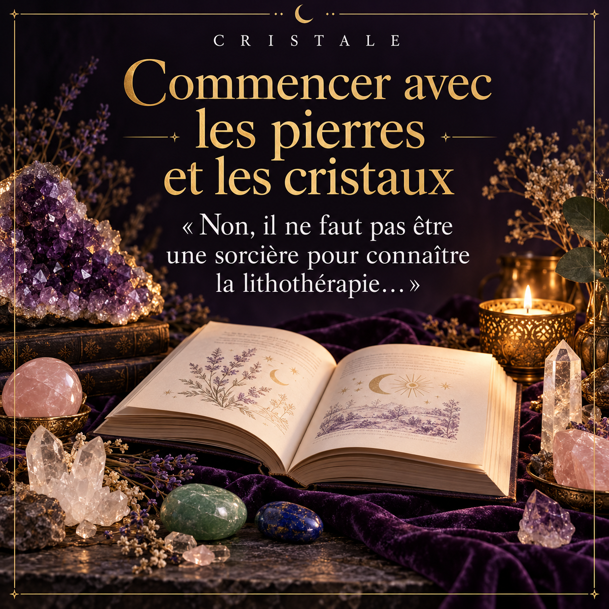 L’élégance des pierres et des cristaux