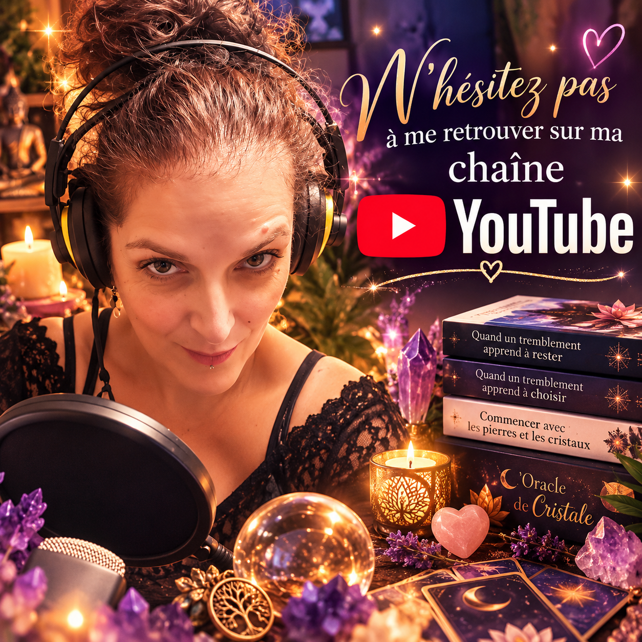 retrouvez moi sur youtube dans un univers mystique