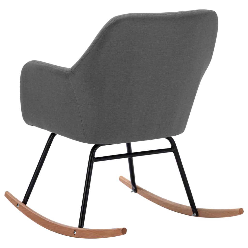 Rocking Chair Design | Gris Venise dossier