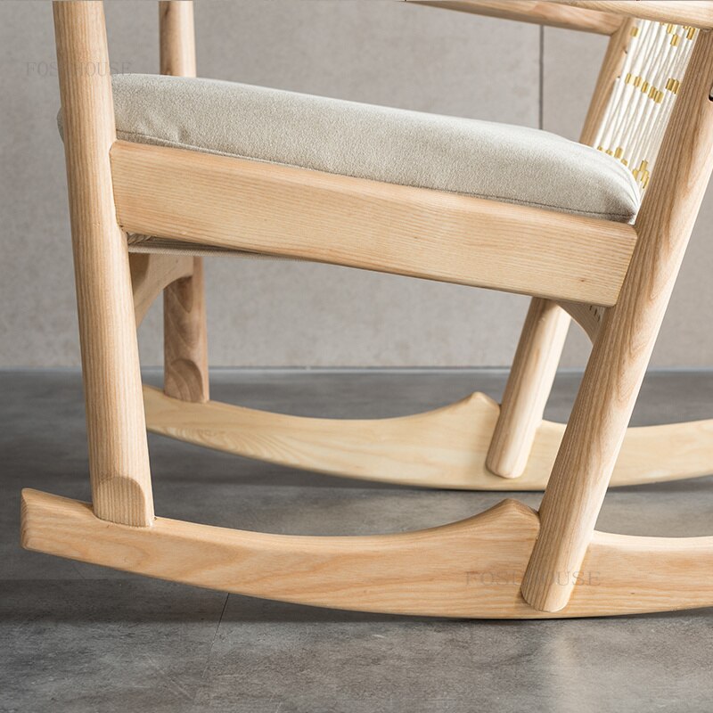 Rocking Chair Scandinave Enfant | Douce Mer Minimaliste balancier