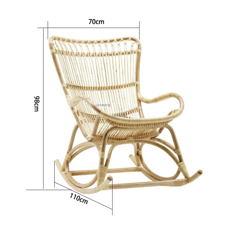 Rocking Chair Vintage | Louisiane dimensions