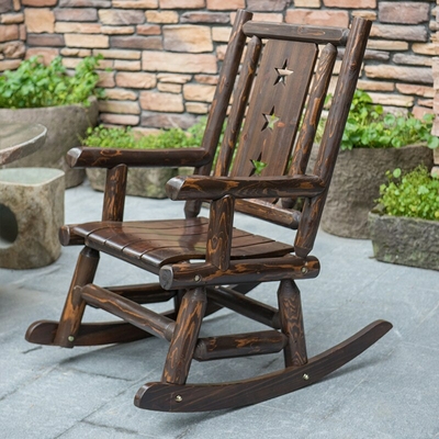 Rocking Chair Vintage Texas Boy