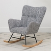 Rocking Chair Design | London Chic | Velours Zébré
