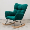 Rocking Chair Design | London Chic | Velours Emeraude