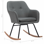 Rocking Chair Design | Gris Venise | Dimensions