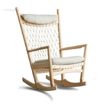 Rocking Chair Scandinave Enfant | Douce Mer Minimaliste fond blanc