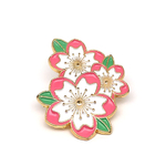 PINS Sakura Trio Rose Blanc-FRONT