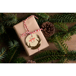 blank-round-christmas-gift-tag-mockup-with-present-box-product-label-mockup-with-natural-fir-tree-branch
