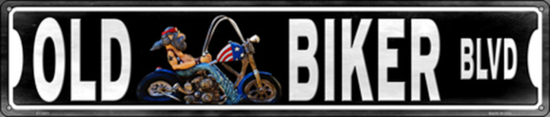 ST-1471_Old-biker-Bld-plaque-metallique-americaine-de-decoration