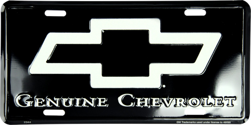 Plaque Auto Décorative métal 30 x 15 cm Genuine CHEVROLET