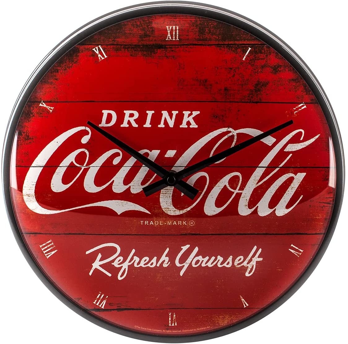 Horloge murale circulaire Diamètre 31cm Refresh Yourself Coca Cola