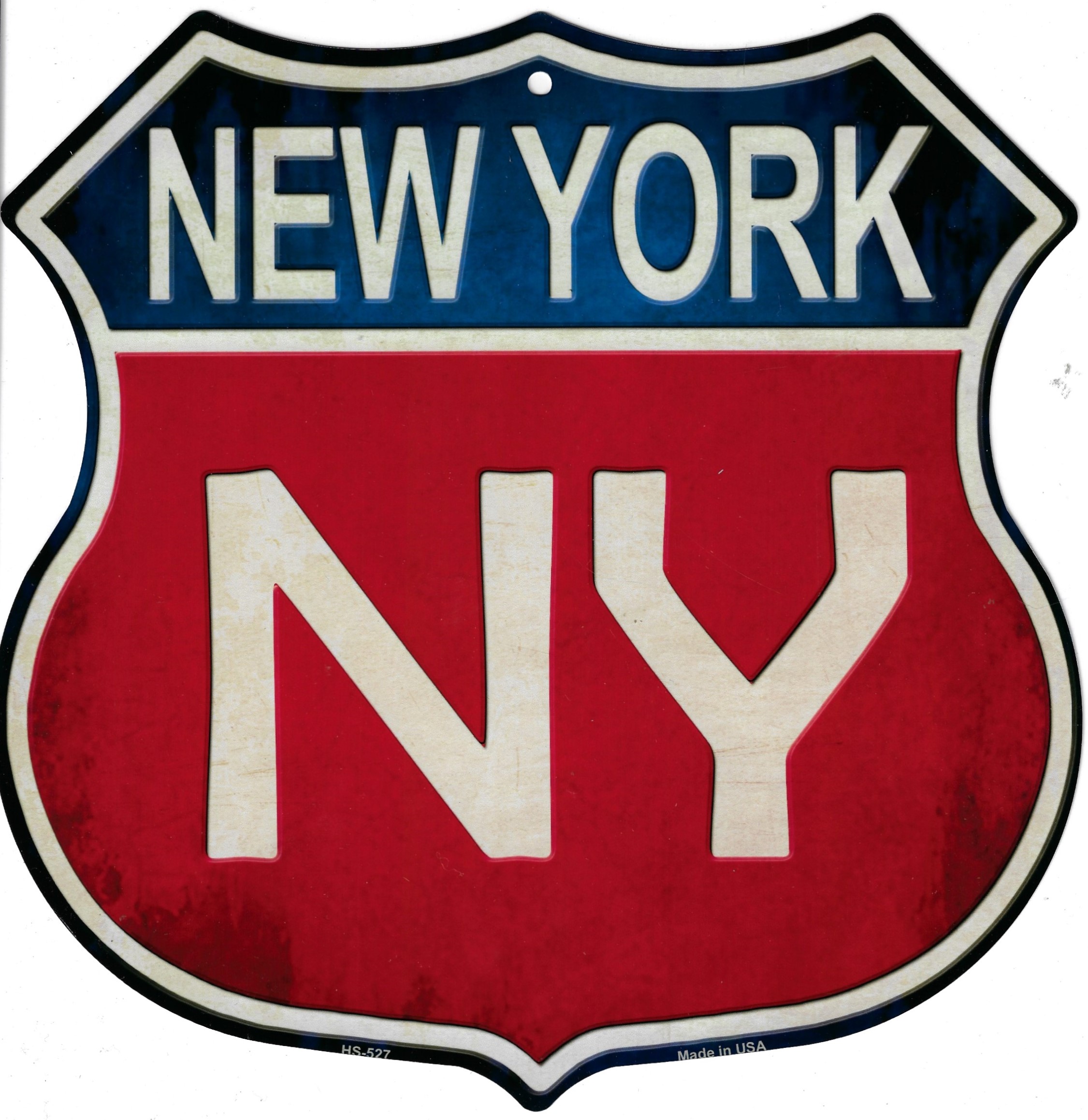 plaque metal americaine new york ny