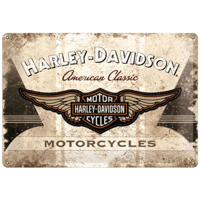 Plaque métallique 40 x 30 cm Vintage* American Classic HARLEY DAVIDSON