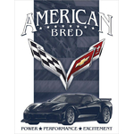 2369_chevrolet-corvette-american-bred-plaque-30x40-metallique-etain-americaine-decoratice-desperate-entreprise-usa